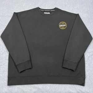 Dixxon Flannel Co Crewneck Sweatshirt Men's 3XL Black Graphic Fleece Pullover